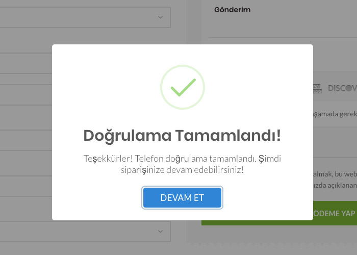 pinbahis Üyeleri İçin SMS Doğrulaması